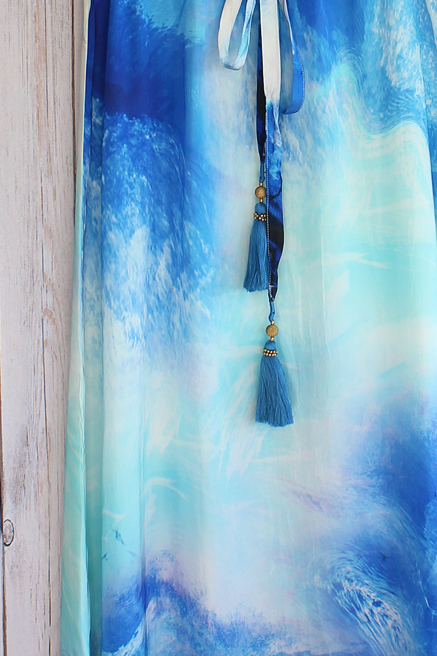 Liana Dress in Blue Ocean